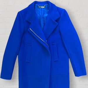 Blue Overcoat // Diane Von Furstenberg